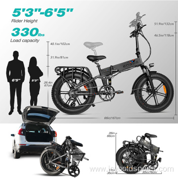 Enduro Small Folding Electric Mountain Bicycle